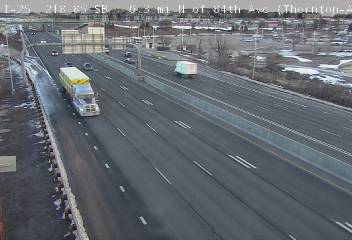 I-25 - I-25  218.85 SB : 0.3 mi N of 84th Ave-PML - Traffic furthest from camera is travelling North - (13516) - Denver and Colorado