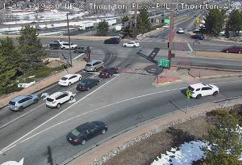 I-25 - I-25  219.80 NB @ Thornton Pkwy - Traffic in lanes closest to camera moving North - (10457) - Denver and Colorado