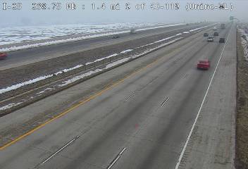 I-25 - I-25  238.75 NB : 1.4 mi S of CO-119 - Traffic closest to camera is travelling North - (13510) - Denver and Colorado
