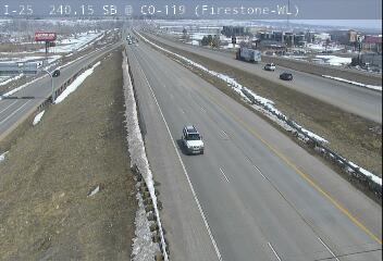 I-25 - I-25  240.15 SB @ CO-119 - Traffic furthest from camera is travelling North - (13518) - Denver and Colorado