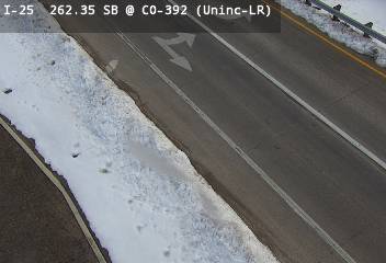 I-25 - I-25  262.35 SB @ CO-392 - Traffic furthest from camera is travelling North - (13544) - Denver and Colorado