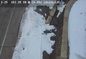I-25 - I-25  262.35 SB @ CO-392 - Traffic closest to camera is travelling South - (13545) - Denver and Colorado