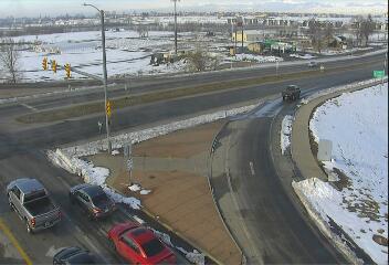 I-25 - I-25  265.35 SB @ Harmony Rd - Traffic closest to camera is travelling West - (13553) - Denver and Colorado
