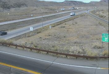 I-70 - I-70  15.20 : CO-139 - Loma - Traffic in lanes closest to camera moving West - (11042) - Denver and Colorado