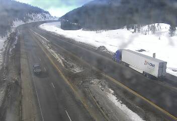 I-70 - I-70  187.25 WB  2.1 mi W of Vail Pass Summit - Traffic furthest from camera is traveling East - (13631) - Denver and Colorado