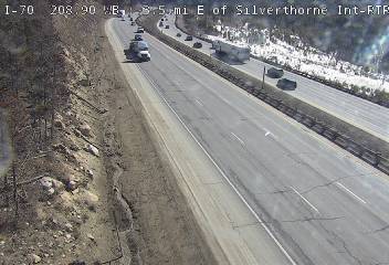 I-70 - I-70  208.90 : 3.5 mi E of Silverthorne - Lower RTR - Traffic farthest from camera is traveling East - (10339) - Denver and Colorado