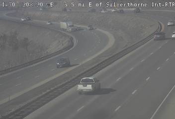 I-70 - I-70  208.90 : 3.5 mi E of Silverthorne - Lower RTR - Traffic closest to camera is traveling West - (10338) - Denver and Colorado