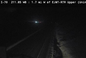 I-70 - I-70  211.85 : 1.7 mi  W of EJMT - Upper RTR - Traffic closest to camera is traveling West - (13061) - Denver and Colorado