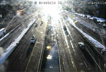 I-70 - I-70  234.20 EB @ Mountain St - Traffic on the right is traveling East - (13405) - Denver and Colorado