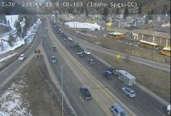 I-70 - I-70  239.65 EB @ CO-103 - Traffic in lanes closest to camera moving East - (11398) - Denver and Colorado