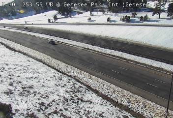I-70 - I-70  253.55 @ Genesee Park Int - Traffic in lanes farthest from camera moving East - (10238) - Denver and Colorado