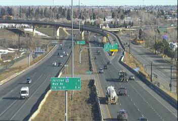 I-70 - I-70  264.70 : 0.3 mi E of 32nd Ave - Traffic in lanes on right moving East - (12230) - Denver and Colorado