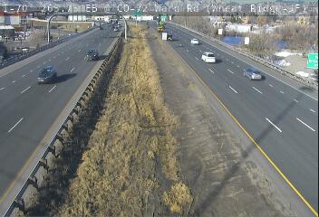 I-70 - I-70  265.75 @ Ward Rd - Traffic in lanes on right moving West - (10598) - Denver and Colorado