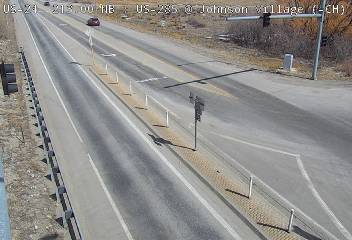 US 24 - US-24  213.00 EB @ US-285 Johnson Village - Traffic on the right is travelling West on US-24 - (12949) - Denver and Colorado