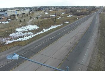 US 24 - US-24  320.85 EB @ Woodmen Rd - Traffic in lanes closest to camera moving East - (12991) - Denver and Colorado