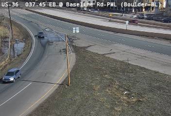 US 36 - US-36  037.45 EB @ Baseline Rd-PML - Traffic closest to camera is travelling West - (13619) - Denver and Colorado