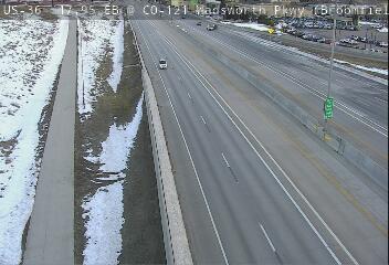 US 36 - US-36 47.95 : SH-121 Wadsworth EB - Traffic closest to camera is moving East - (13296) - Denver and Colorado