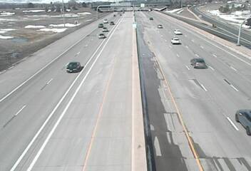 US 36 - US-36  55.10 : 0.2mi E of Federal Blvd - Traffic in lanes on right moving West - (10084) - Denver and Colorado