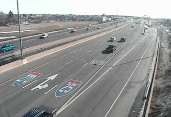 US 36 - US-36 56.80 EB : 0.2 mi W of Broadway-PML - Traffic in lanes closest to camera moving East - (11306) - Denver and Colorado