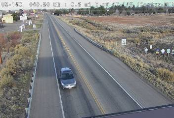 US 160 - US-160   40.90 EB : 0.6 mi E of CO-145 - Traffic on lane closest to camera moving East - (10442) - Denver and Colorado