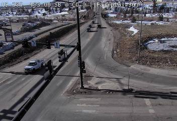 US 285 - US-285 183 SB @ CO-9 Fairplay - Traffic closest to camera traveling south - (12971) - Denver and Colorado