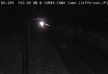 US 285 - US285  192.60 NB@ CR15 Como - Traffic in lanes farthest from camera moving South - (12985) - Denver and Colorado