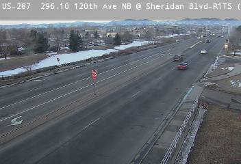 US 287 - US-287  120th Ave @ Sheridan Blvd - Traffic in lanes closest to camera moving West - (11300) - Denver and Colorado