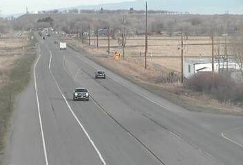 US 550 - US-550  124.35 SB @ Riverside Rd (Montrose-) - Traffic furthest from camera is travelling North - (13468) - Denver and Colorado
