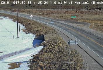 CO 9 - CO-9  047.50 @ US-24 1.0 mi  W of Hartsel - Traffic furthest from camera is travelling North on CO-9 - (12975) - Denver and Colorado