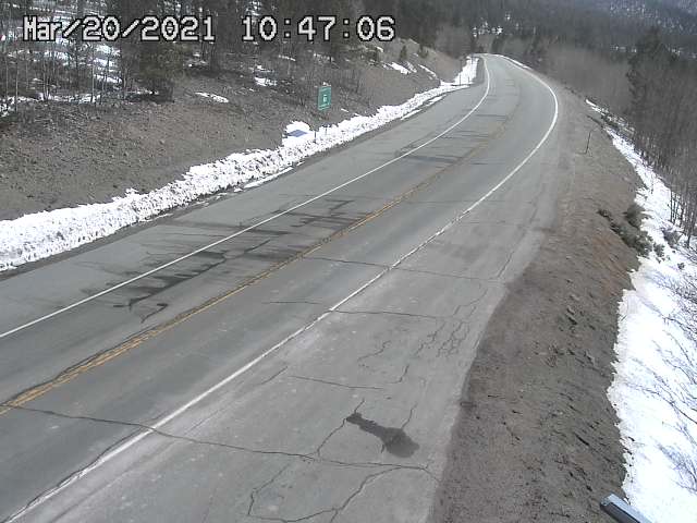 CO 114 - CO-114 31.30 : Cochetopa Pass Summit (LV) - Traffic closest to camera is moving East - (13033) - Denver and Colorado