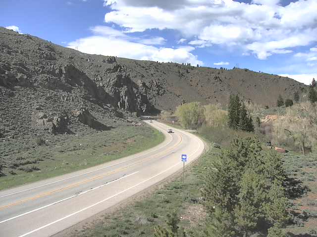 CO 135 - SH-135  9.25 NB: 1 mi S of Almont (LV) - Traffic closest to camera is travelling North - (13682) - Denver and Colorado