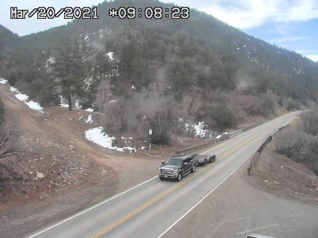 CO 145 - SH-145  093.95 SB: 8 mi S of Norwood (LV) - Traffic closest to camera is travelling South - (13668) - Denver and Colorado
