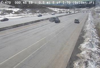 C-470 - C-470  000.45 EB : 0.5 mi E of I-70 - Traffic closest to camera travelling eastbound on C-470 - (11034) - Denver and Colorado