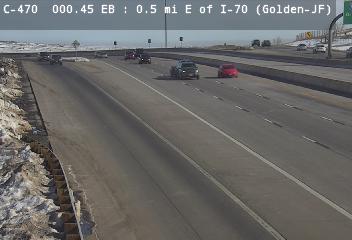 C-470 - C-470  000.45 EB : 0.5 mi E of I-70 - Traffic closest to camera travelling eastbound on C-470 - (11035) - Denver and Colorado