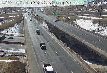 C-470 - C-470  005.65 WB @ US-285 Hampden Ave - Traffic closest to camera travelling westbound on C-470 - (12393) - Denver and Colorado