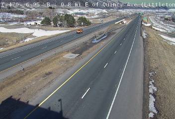 C-470 - C-470  006.95 WB : 0.8 mi E of Quincy Ave - Traffic closest to camera travelling westbound on C-470 - (12382) - Denver and Colorado