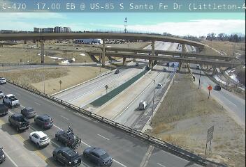 C-470 - C-470  017.00 EB @ US-85 S Santa Fe Dr - Traffic closest to camera travelling eastbound on C-470 - (13459) - Denver and Colorado