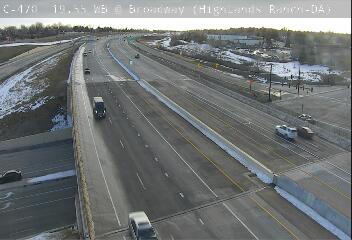 C-470 - C-470  019.60 WB @ Broadway - Traffic closest to camera travelling westbound on C-470 - (11684) - Denver and Colorado