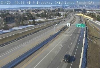 C-470 - C-470  019.60 WB @ Broadway - Traffic closest to camera travelling westbound on C-470 - (11685) - Denver and Colorado