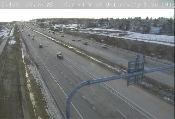 C-470 - C-470  020.35 WB : 0.7 mi W of University Blvd - Traffic closest to camera travelling westbound on C-470 - (11679) - Denver and Colorado