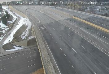 C-470 - C-470  025.50 WB @ Yosemite St - Traffic closest to camera travelling westbound on C-470 - (11721) - Denver and Colorado