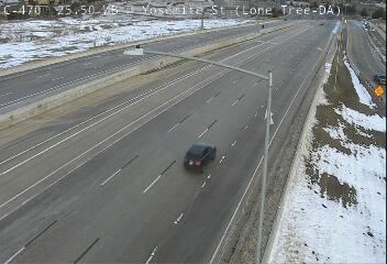 C-470 - C-470  025.50 WB @ Yosemite St - Traffic closest to camera travelling westbound on C-470 - (11723) - Denver and Colorado