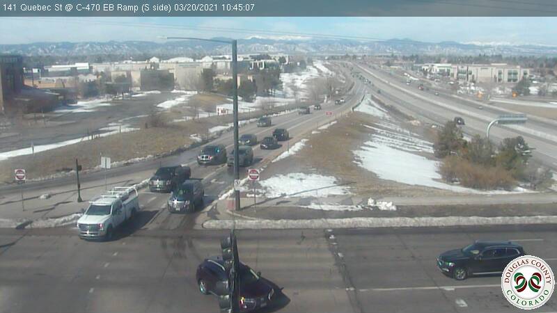 Quebec St - QUEBEC ST & C-470 EB RAMP - Looking West at C-470 EB Exit Ramp - (10683) - USA