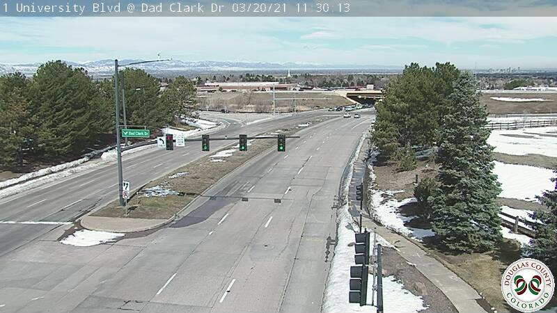 University Blvd - UNIVERSITY BLVD & DAD CLARK DR - Looking North on University - (10688) - Denver and Colorado