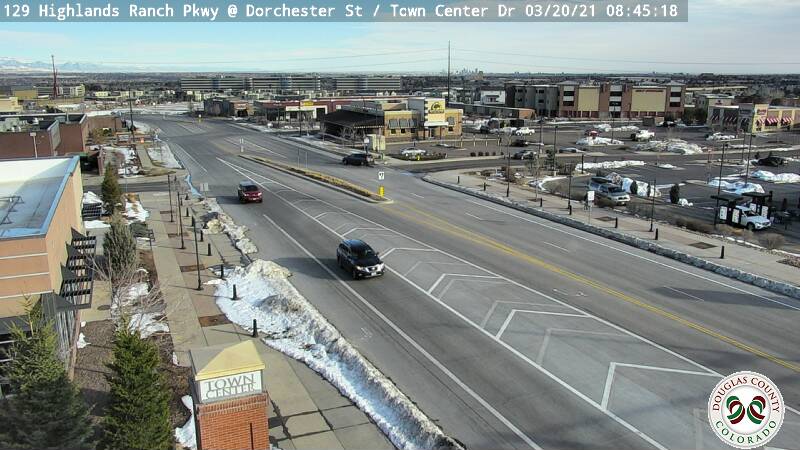 Highlands Ranch Pkwy - HIGHLANDS RANCH PKWY & DORCHESTER ST/TOWN CENTER DR - Looking North on Town Center - (11889) - Denver and Colorado
