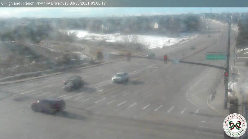 Highlands Ranch Pkwy - HIGHLANDS RANCH PKWY & BROADWAY - Looking South on Broadway - (11904) - Denver and Colorado