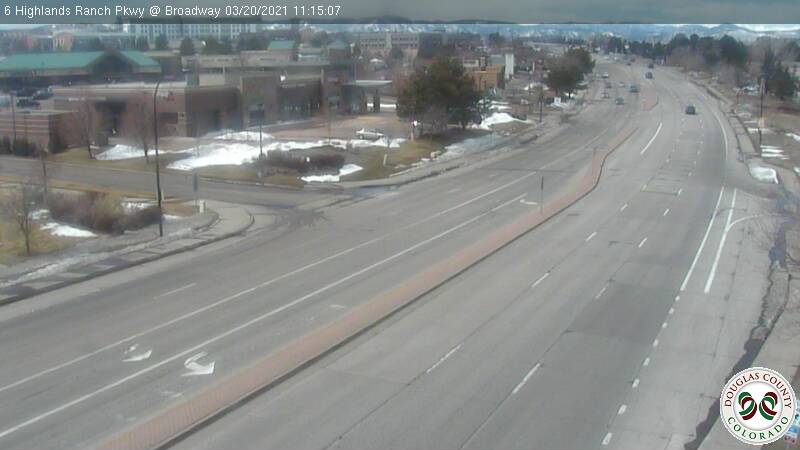 Highlands Ranch Pkwy - HIGHLANDS RANCH PKWY & BROADWAY - Looking West on Highlands Ranch - (11905) - Denver and Colorado
