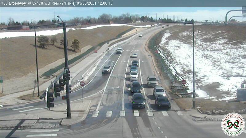 Broadway Blvd - BROADWAY & C-470 WB RAMP - Looking East at C-470 WB Exit Ramp - (13157) - Denver and Colorado