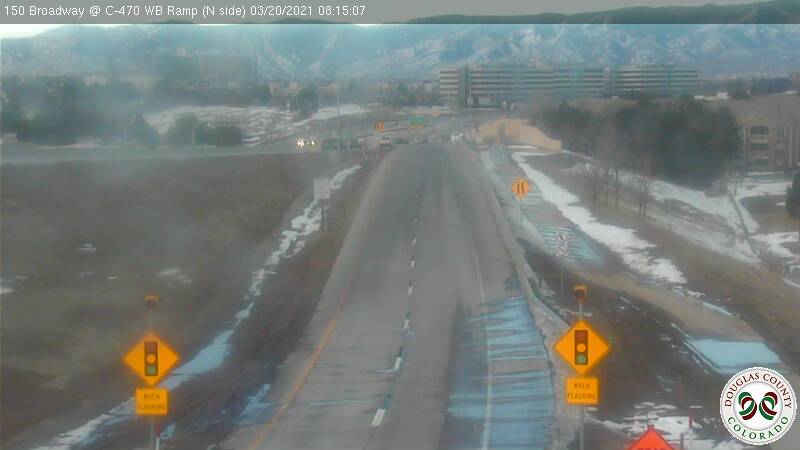 Broadway Blvd - BROADWAY & C-470 WB RAMP - Looking West at C-470 WB On Ramp - (13158) - Denver and Colorado