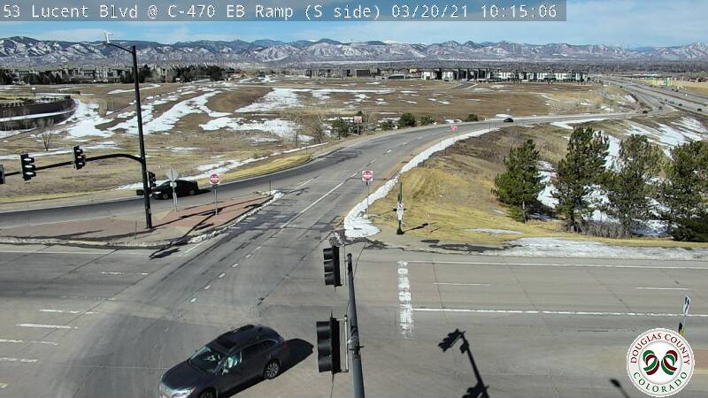 Lucent Blvd - LUCENT BLVD & C-470 - Looking West at C-470 EB Exit Ramp - (13100) - USA